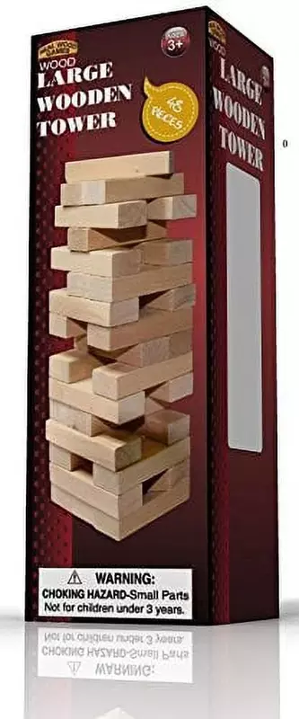 Large Wooden Tower Game Large Wooden Tower Game