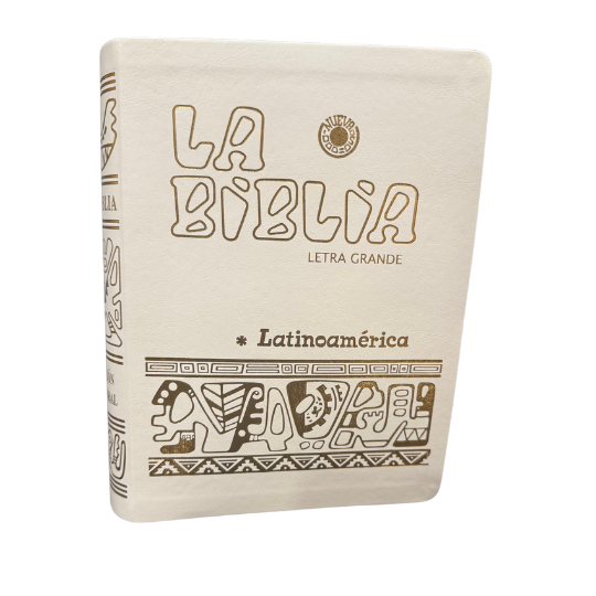 La Biblia Latinoamérica de Lujo Blanca, Letra Grande, Imitación piel La Biblia Latinoamérica de Lujo Blanca, Letra Grande, Imitación piel