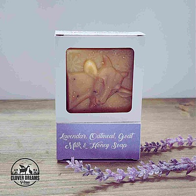 Lavender, Oatmeal, Goat Milk & Honey Soap
