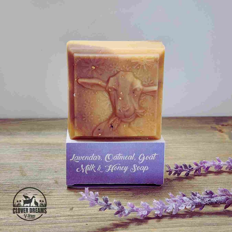 Lavender, Oatmeal, Goat Milk & Honey Soap