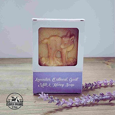 Lavender, Oatmeal, Goat Milk & Honey Soap