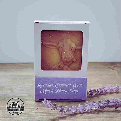 Lavender, Oatmeal, Goat Milk & Honey Soap