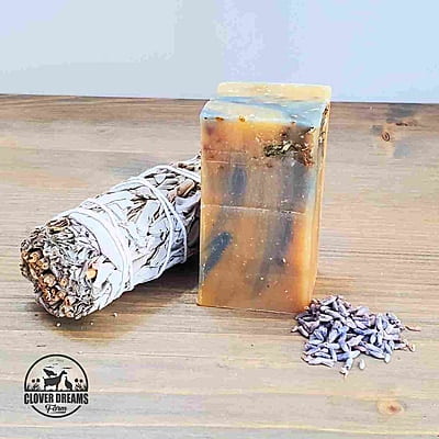 Lavender Sage Smudge Goat Milk Soap Stick Lavender Sage Smudge Goat Milk Soap Stick