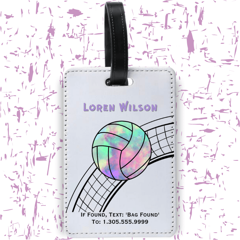 Personalized Sports Bag Tag