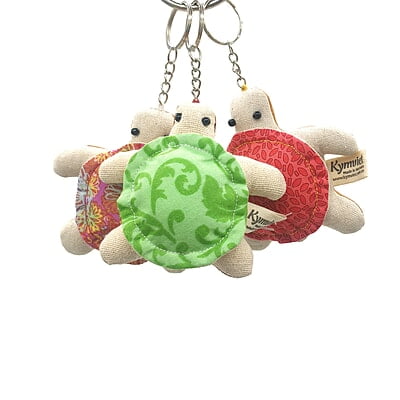 Móc Khoá Rùa - Thủ Công Nhồi Bông, Vải Cotton Móc Khoá Rùa - Thủ Công Nhồi Bông, Vải Cotton