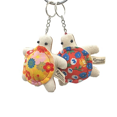 Móc Khoá Rùa - Thủ Công Nhồi Bông, Vải Cotton