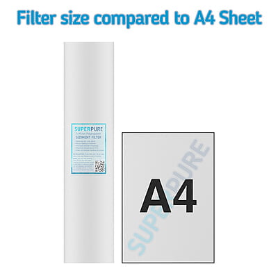 SUPERPURE 20 inch Big Blue Melt Blown Sediment Filter - 10 Micron SUPERPURE 20 inch Big Blue Melt Blown Sediment Filter - 10 Micron
