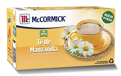 MCCORMICK TE MANZANILLA 25 PZAS DE 1.2 G