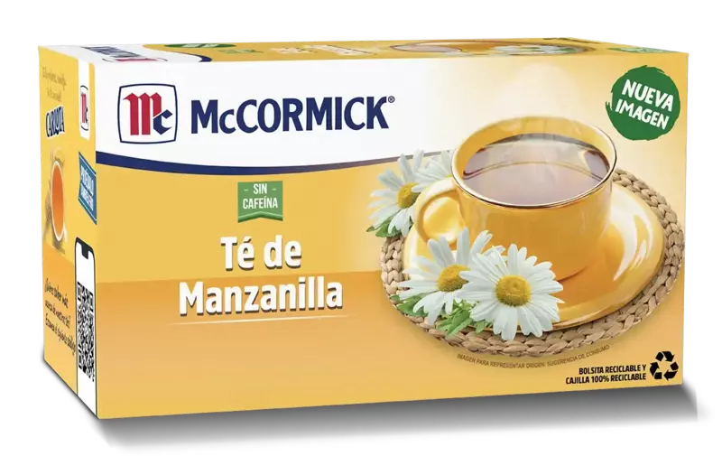 MCCORMICK TE MANZANILLA 25 PZAS DE 1.2 G
