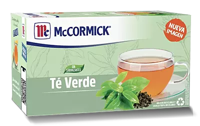 MCCORMICK TE VERDE 25 PZAS DE 1.4 G