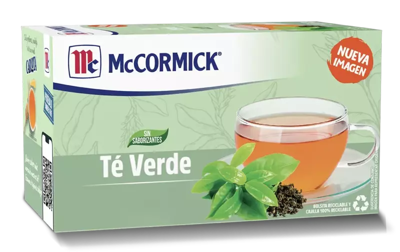 MCCORMICK TE VERDE 25 PZAS DE 1.4 G