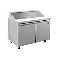 Mesa para ensaladas 2 puertas sólidas 1188 mm de frente