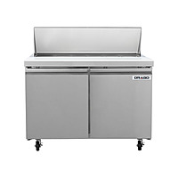 Mesa para ensaladas 2 puertas sólidas 1188 mm de frente
