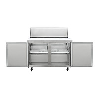 Mesa para ensaladas 2 puertas sólidas 1188 mm de frente