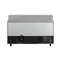 Mesa para ensaladas 2 puertas sólidas 1599 mm de frente