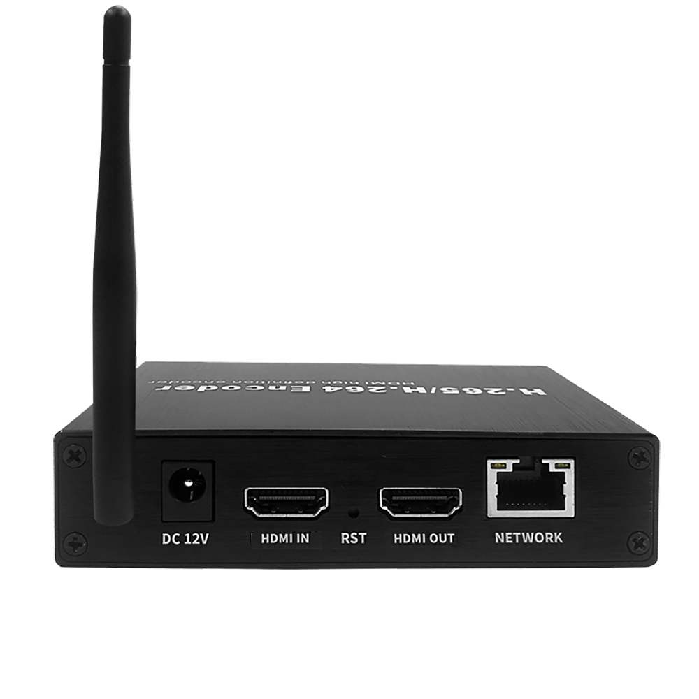 H.265 1080P WiFi HDMI Encoder w/Loopout & SD Slot | RTMP/RTSP/SRT Wireless Streaming for Live Broadcast & Surveillance