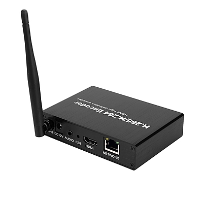 H.265 1080P WiFi HDMI Encoder w/SD Slot | RTMP/RTSP/SRT Streaming for Wireless IPTV & YouTube/Facebook H.265 1080P WiFi HDMI Encoder w/SD Slot | RTMP/RTSP/SRT Streaming for Wireless IPTV & YouTube/Facebook
