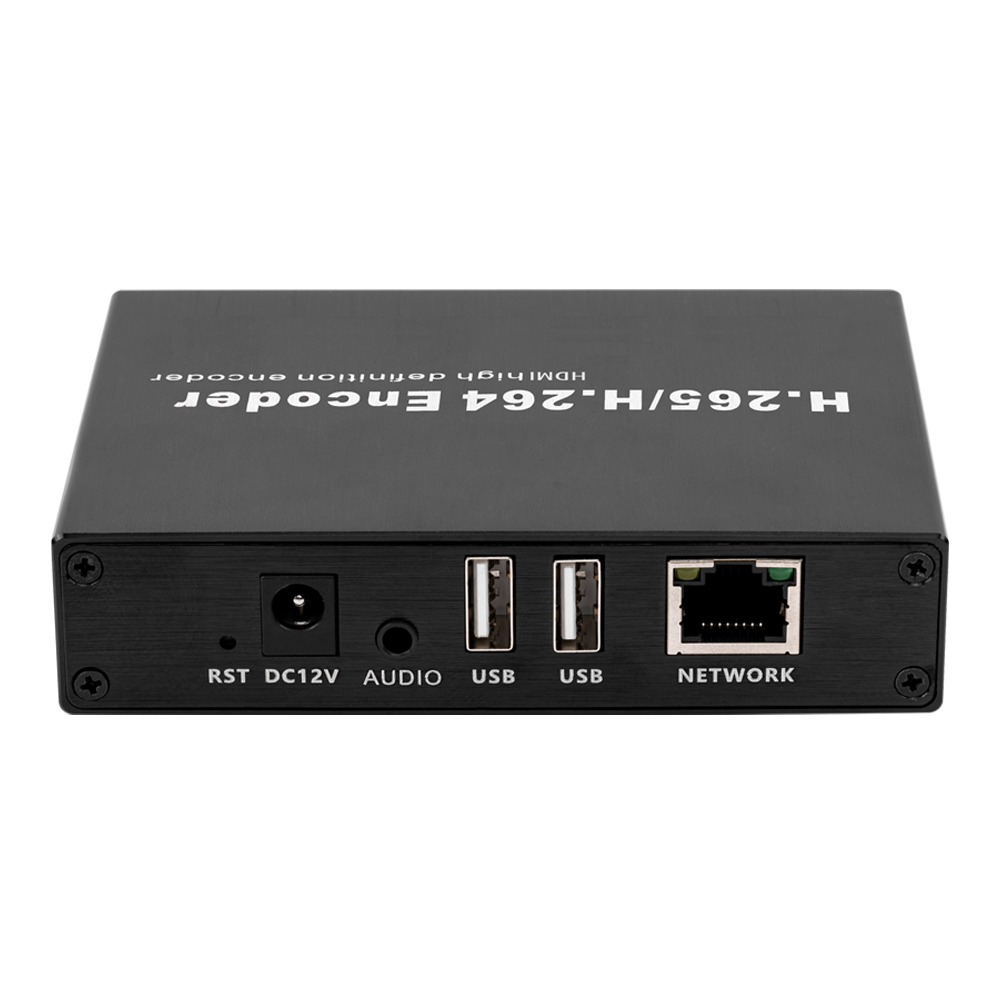 H.265 1080P HDMI Encoder/Decoder w/Dual USB | Webcam Support, RTSP/ONVIF & Live Streaming H.265 1080P HDMI Encoder/Decoder w/Dual USB | Webcam Support, RTSP/ONVIF & Live Streaming
