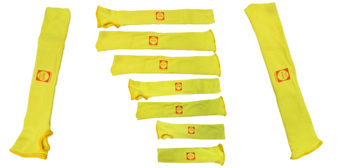MANGA KEVLAR CON DEDAL 18" C/ VELCRO GLOBAL GLOVE