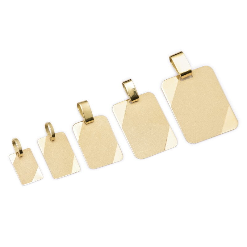 MEDALLA PARA GRABAR RECTANGULAR (MOD. 0007)