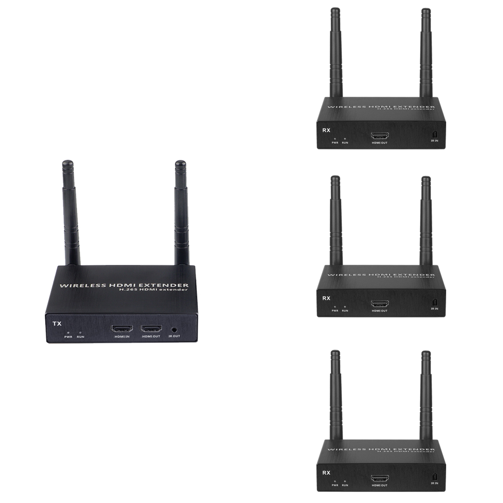 4K@30FPS Wireless HDMI & KVM Extender – 656ft, 1-to-8 Receivers, USB Control, Ultra-Low Latency 4K@30FPS Wireless HDMI & KVM Extender – 656ft, 1-to-8 Receivers, USB Control, Ultra-Low Latency