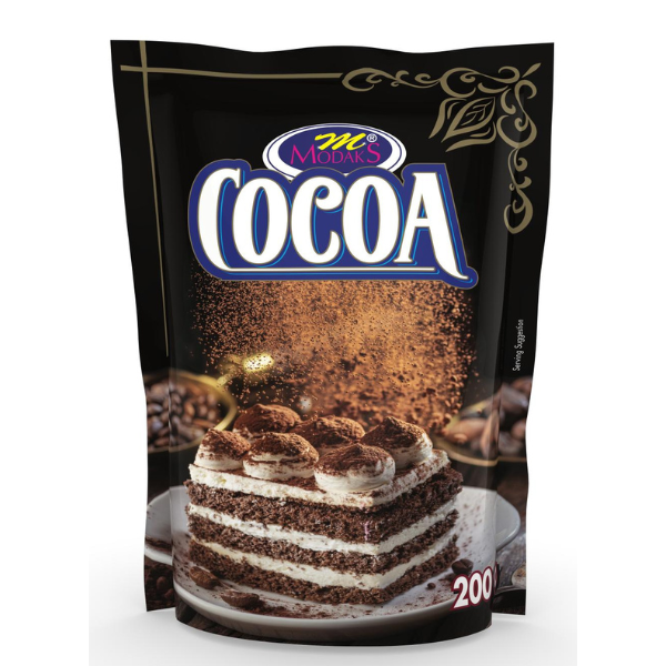 MODAKS COCOA POWDER 1X200G MODAKS COCOA POWDER 1X200G