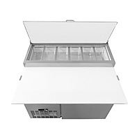 Mesa de preparación de pizzas, 1 puerta, 7.6 ft³