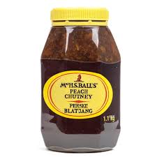 MRS BALLS CHUTNEY PEACH 1X1.1KG MRS BALLS CHUTNEY PEACH 1X1.1KG
