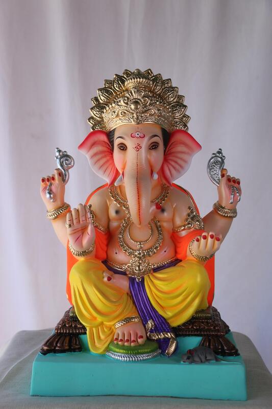 Philips Ganpati | POP Ganpati | 18 Inches Height | MSKK-0001-POP-18-PHILI-PSKK-DNOA