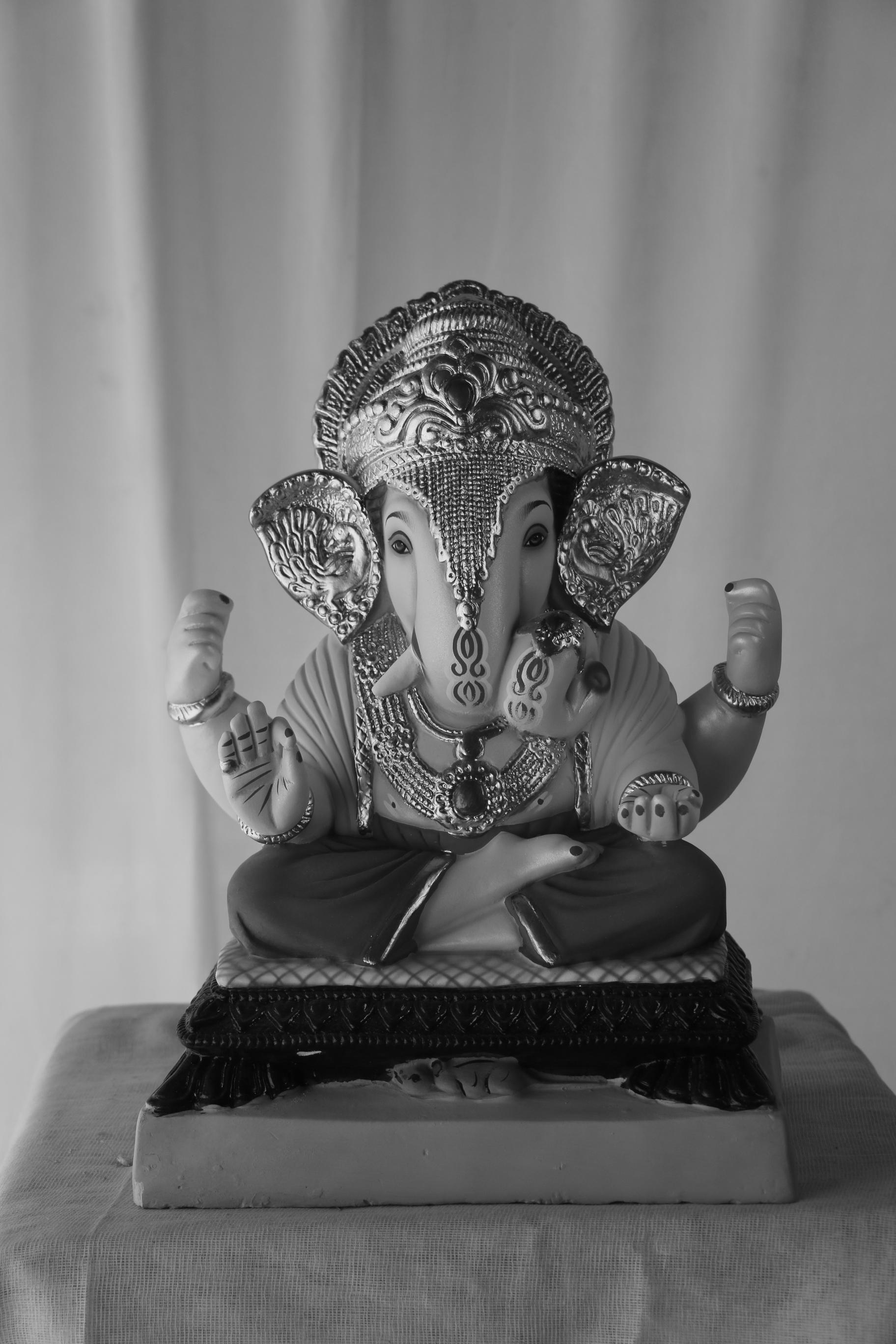 Dagdusheth Ganpati | POP Ganpati | 15 Inches Height | MSKK-0002-POP-15-DAGDU-PSKK-DNOA