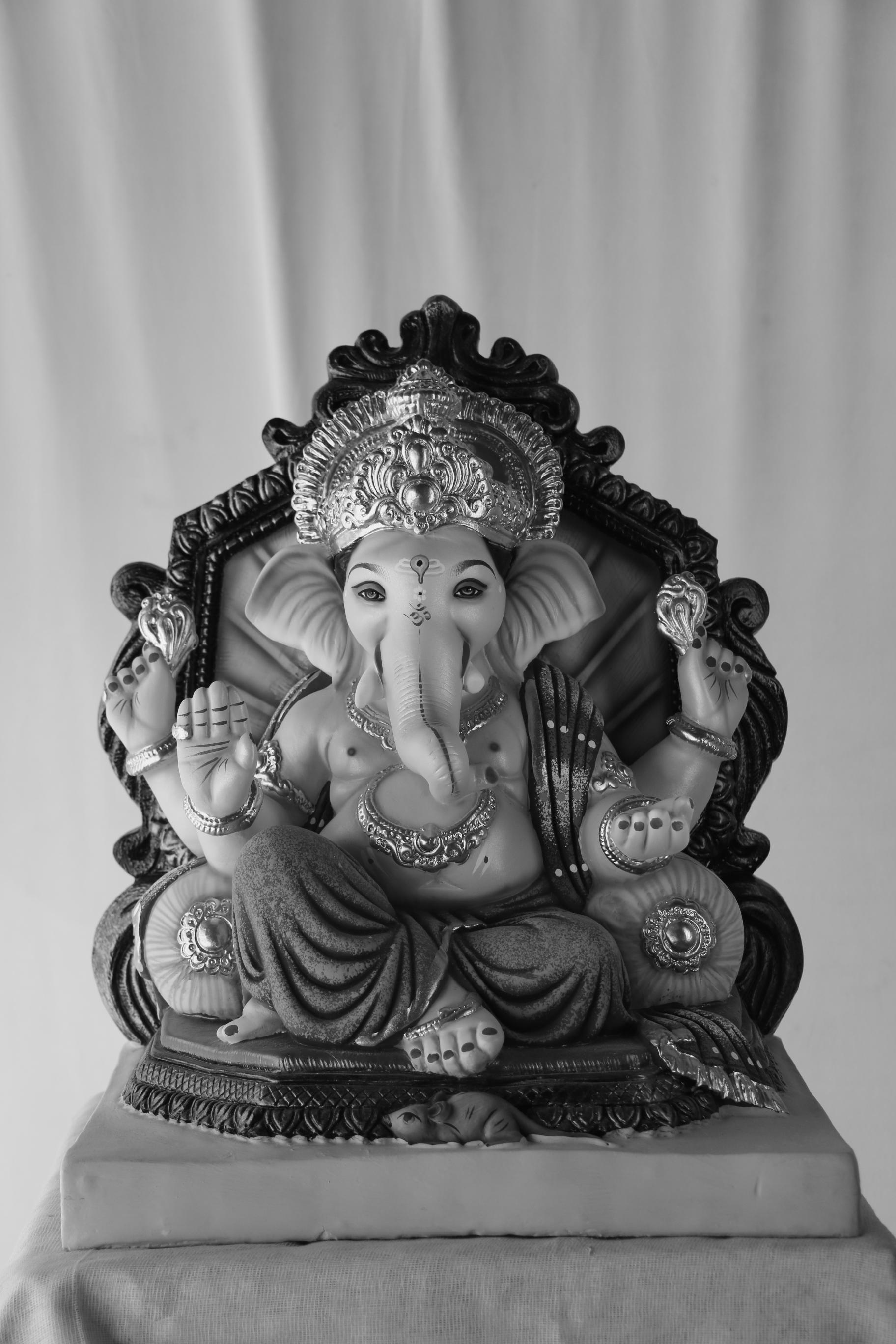 Shiv Prabhaval Ganpati | POP Ganpati | 18 Inches Height | MSKK-0010-POP-18-SHIVP-PSKK-DNOA