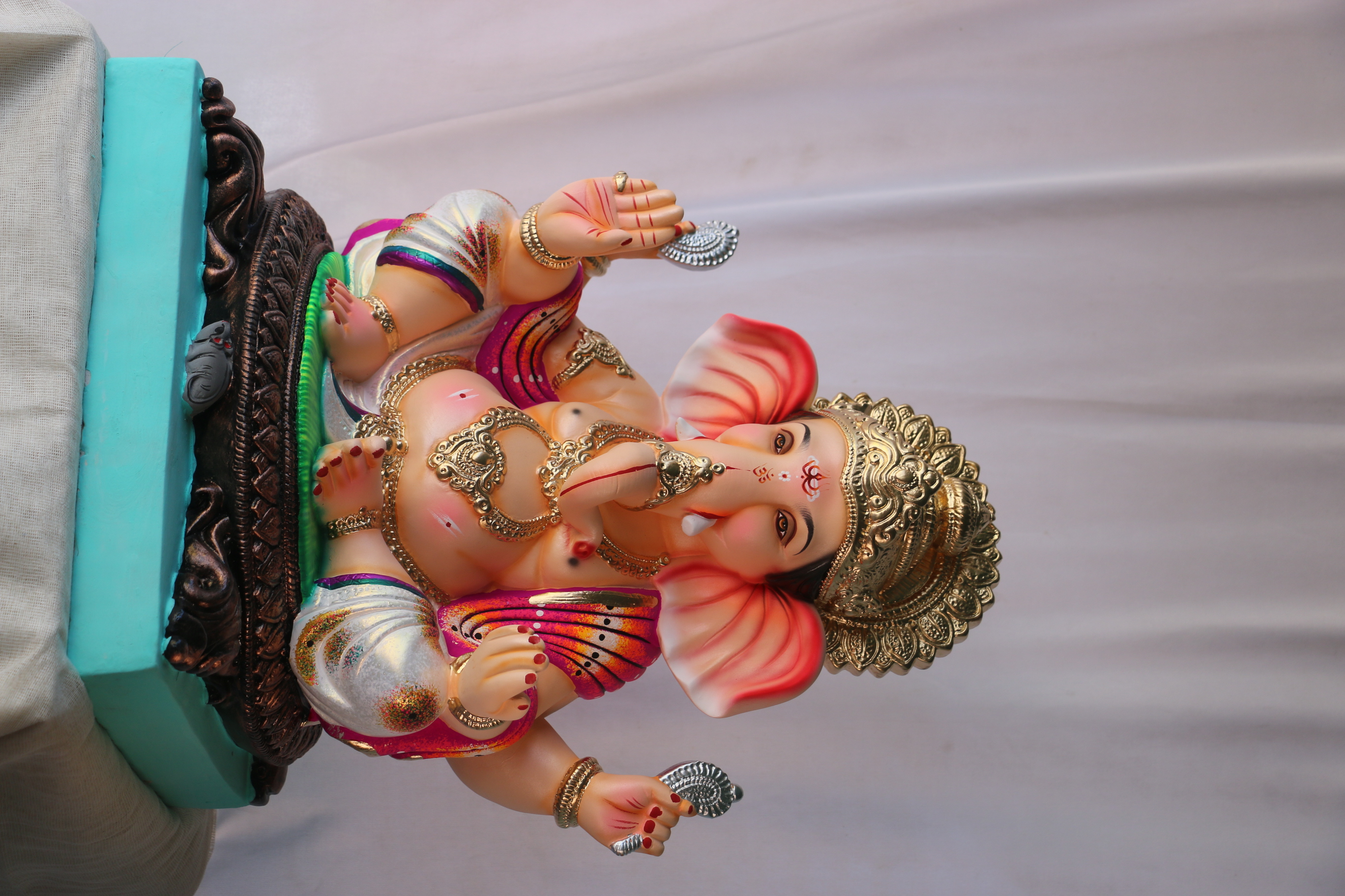 Titwala Ganpati | POP Ganpati | 20 Inches Height | MSKK-0031-POP-20-TITWA-PSKK-DNOA-V01