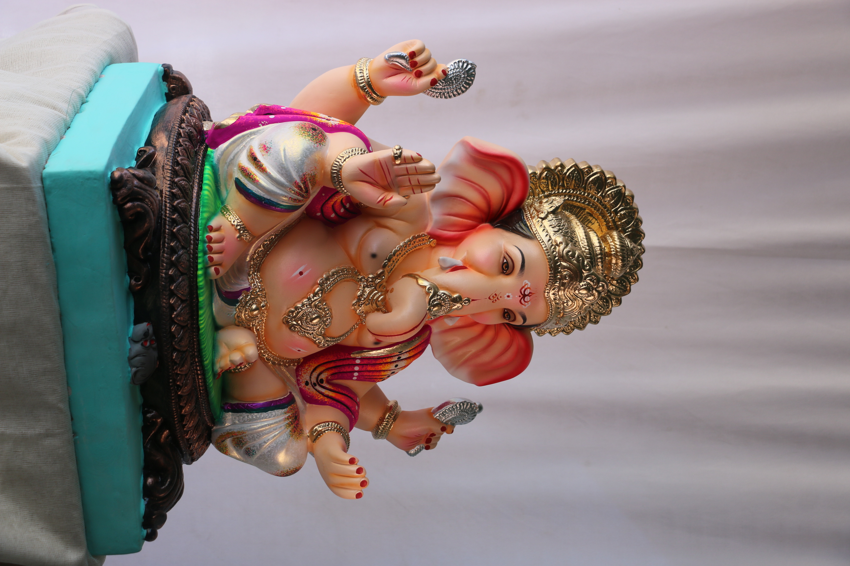Titwala Ganpati | POP Ganpati | 20 Inches Height | MSKK-0031-POP-20-TITWA-PSKK-DNOA-V01