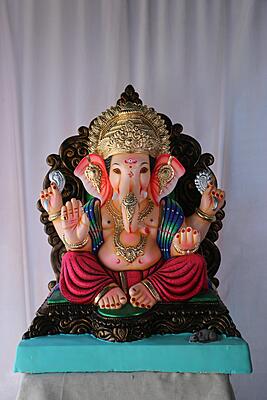 Motha Mhaisuri Ganpati | POP Ganpati | 24 Inches Height | MSKK-0036-POP-24-MOTHA-PSKK-DNOA