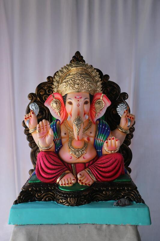 Motha Mhaisuri Ganpati | POP Ganpati | 24 Inches Height | MSKK-0036-POP-24-MOTHA-PSKK-DNOA