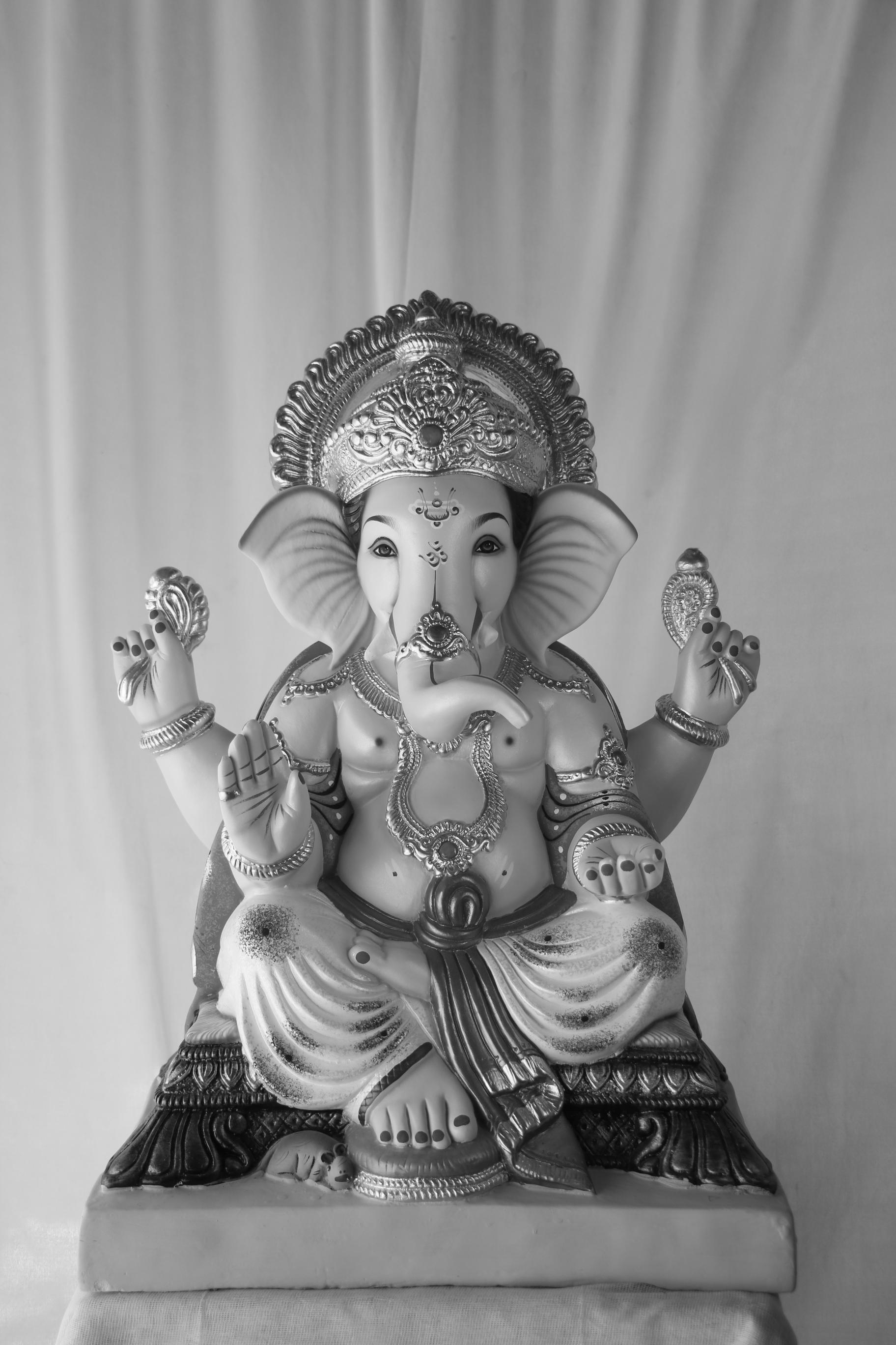 Motha Philips Ganpati | POP Ganpati | 24 Inches Height | MSKK-0037-POP-24-MOTHA-PSKK-DNOA