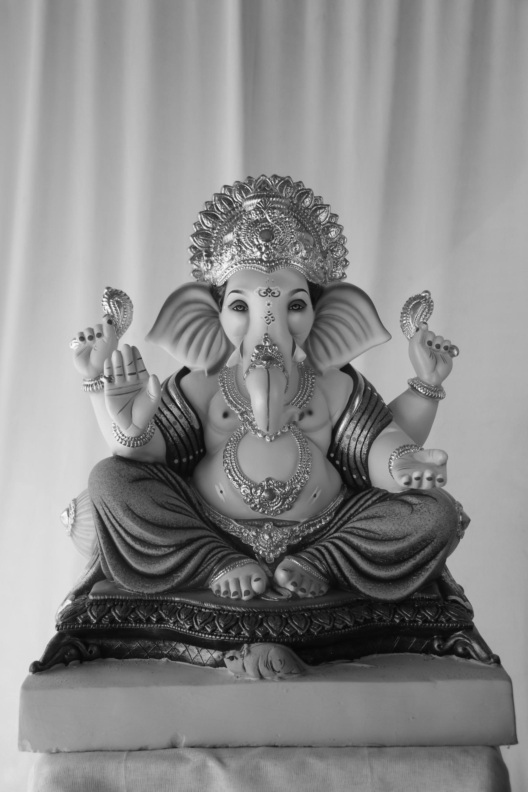 Double Load Mhaisuri Ganpati | POP Ganpati | 23 Inches Height | MSKK-0043-POP-23-DOUBL-PSKK-DNOA