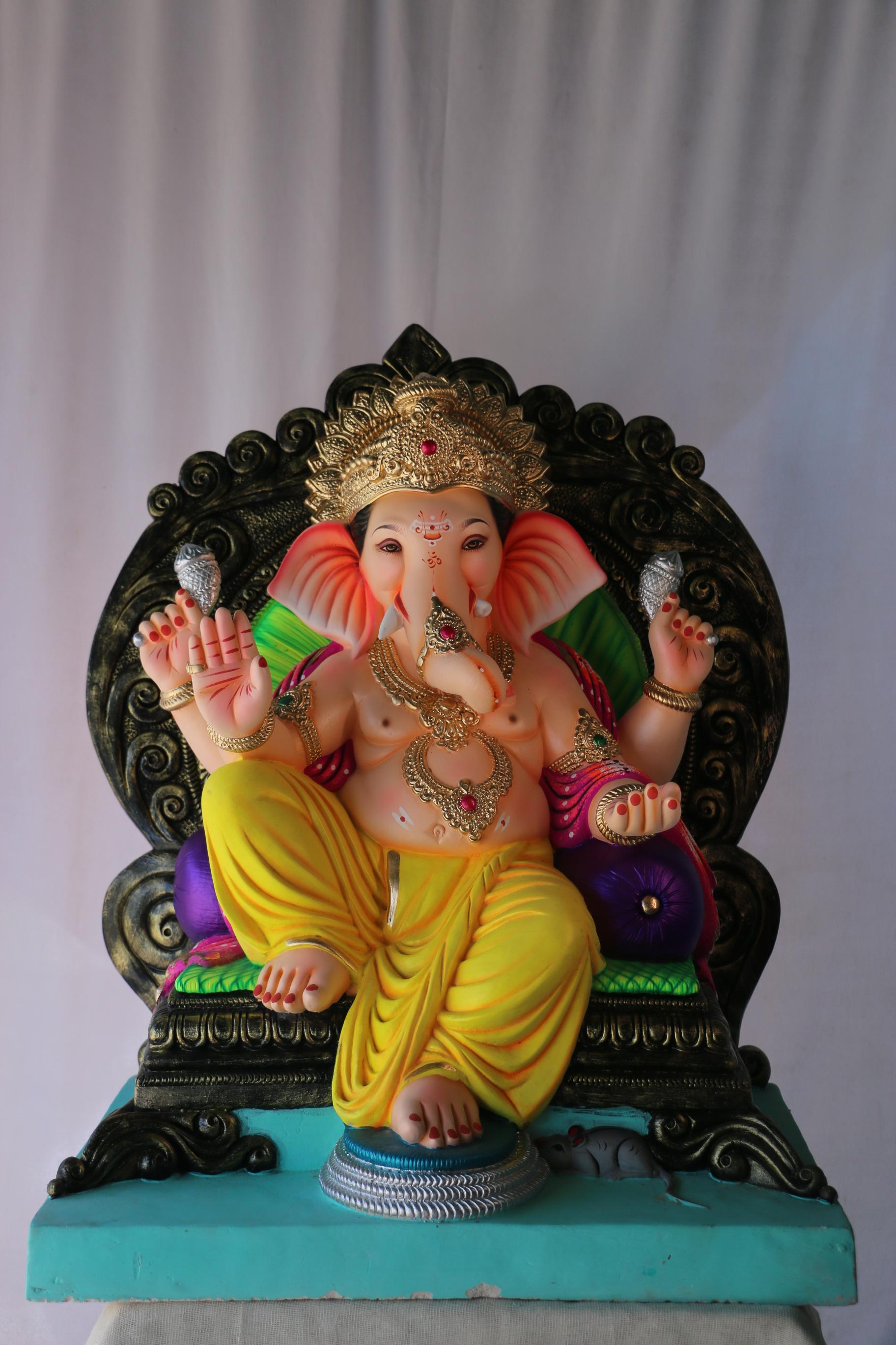 Weling Prabhaval Ganpati | POP Ganpati | 25 Inches Height | MSKK-0051-POP-25-WELIN-PSKK-DNOA