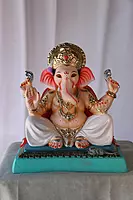 K K Mhaisuri Ganpati | POP Ganpati | 13 Inches Height | MSKK-0054-POP-13-KKMHA-PSKK-DNOA