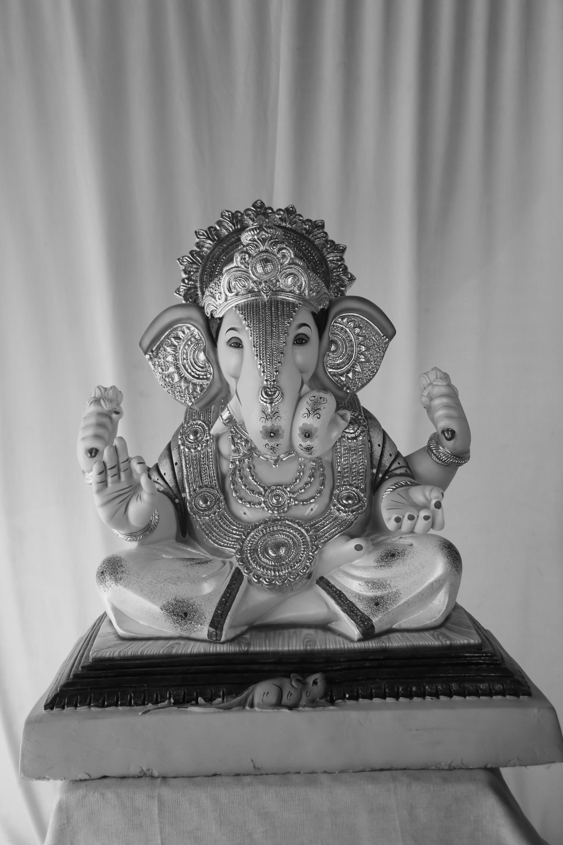 Dagdusheth Ganpati | POP Ganpati | 24 Inches Height | MSKK-0059-POP-24-DAGDU-PSKK-DNOA