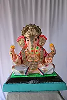 Dagdusheth Ganpati | POP Ganpati | 24 Inches Height | MSKK-0059-POP-24-DAGDU-PSKK-DNOA