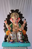 laalbaugcha Raja Ganpati | POP Ganpati | 27 Inches Height | MSKK-0060-POP-27-LAALB-PSKK-DNOA
