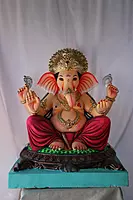 Navin Mhaisuri Ganpati | POP Ganpati | 25 Inches Height | MSKK-0062-POP-25-NAVIN-PSKK-DNOA