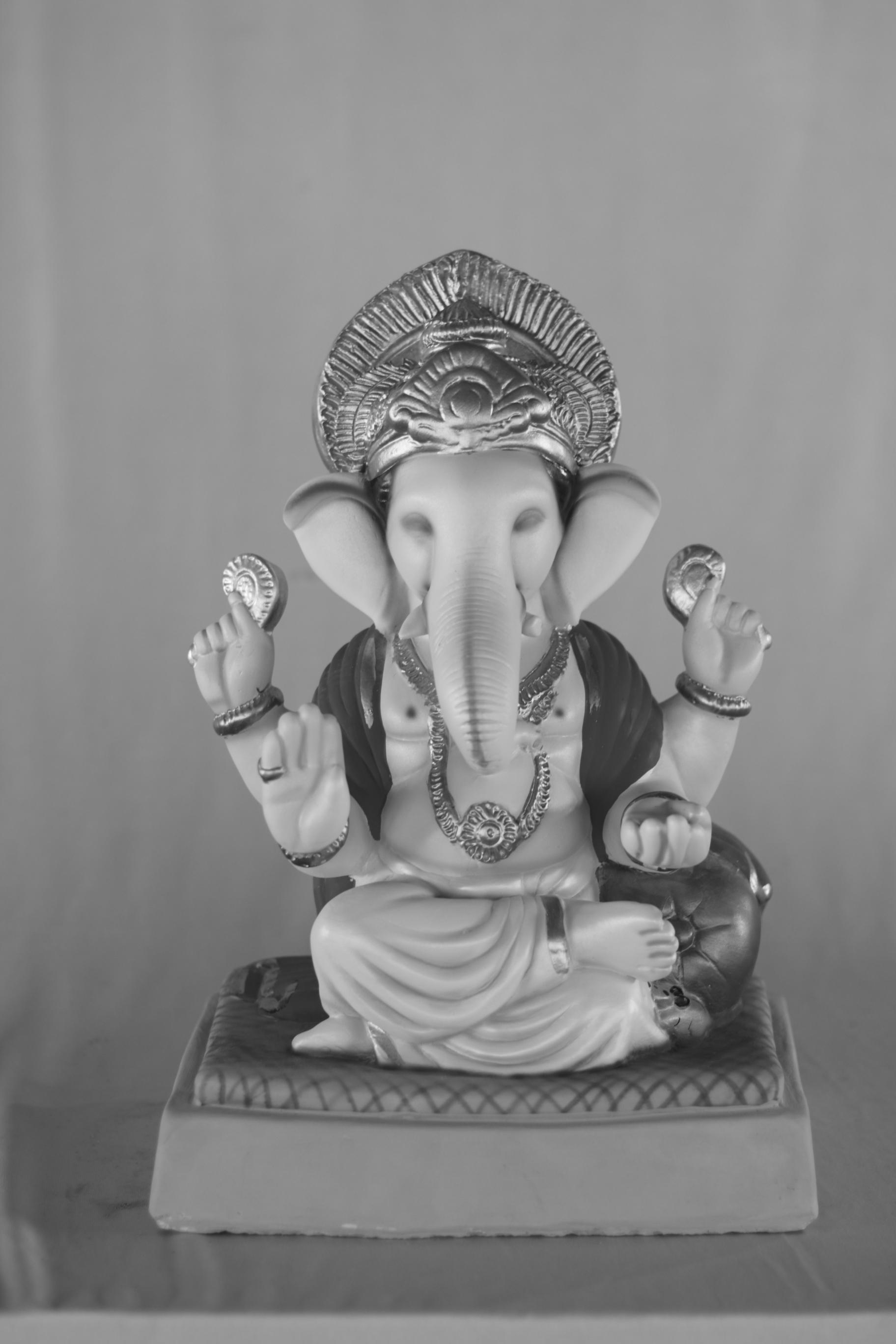 Shivrekar Ganpati | Eco Friendly Shadu Mati Ganpati | 14 Inches Height | MSKK-0003-SHA-14-SHIVR-PSKK-DNOA-VXX