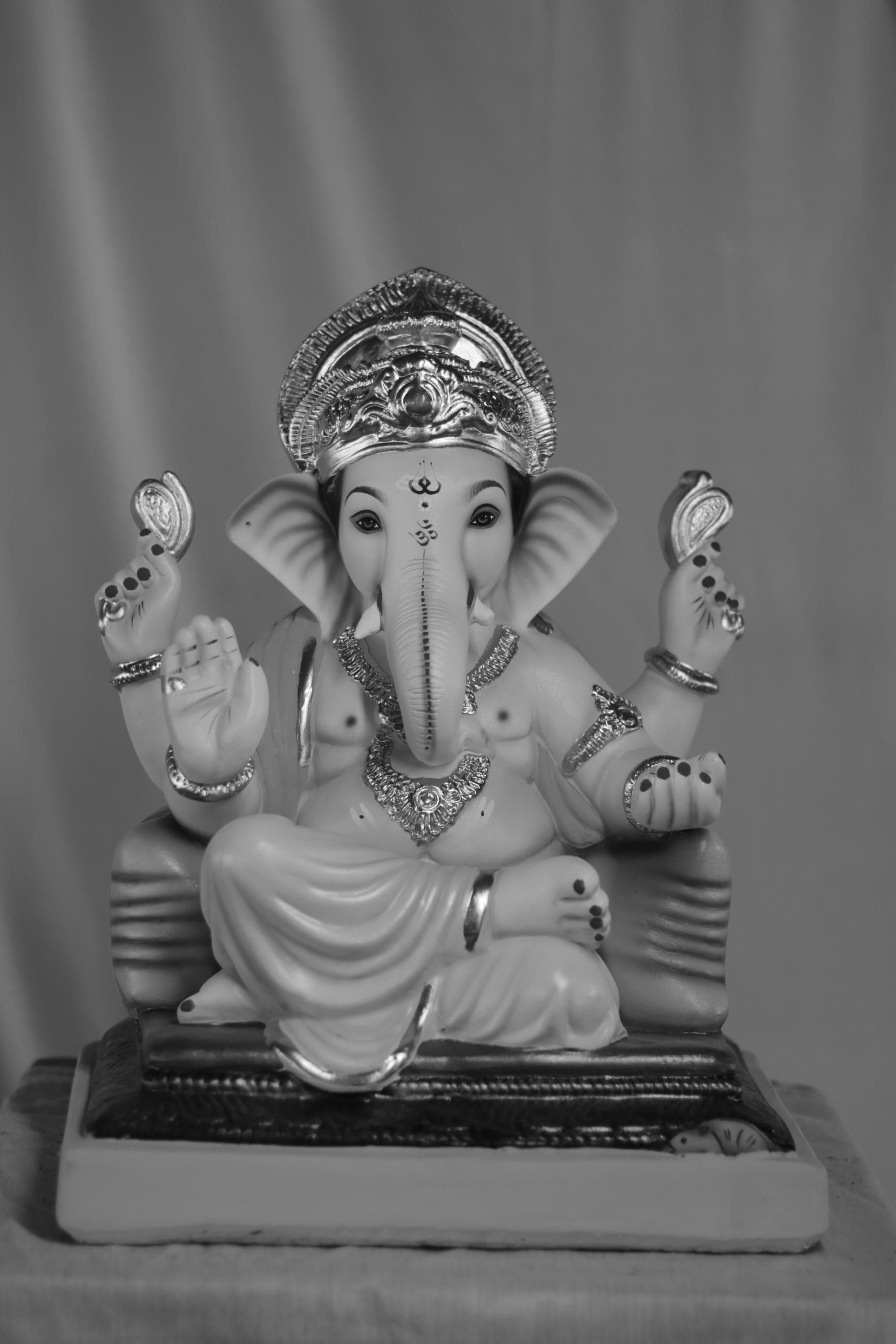 Double Load Shivrekar Ganpati | Eco Friendly Shadu Mati Ganpati | 16 Inches Height | MSKK-0016-SHA-16-DOUBL-PSKK-DNOA-VXX