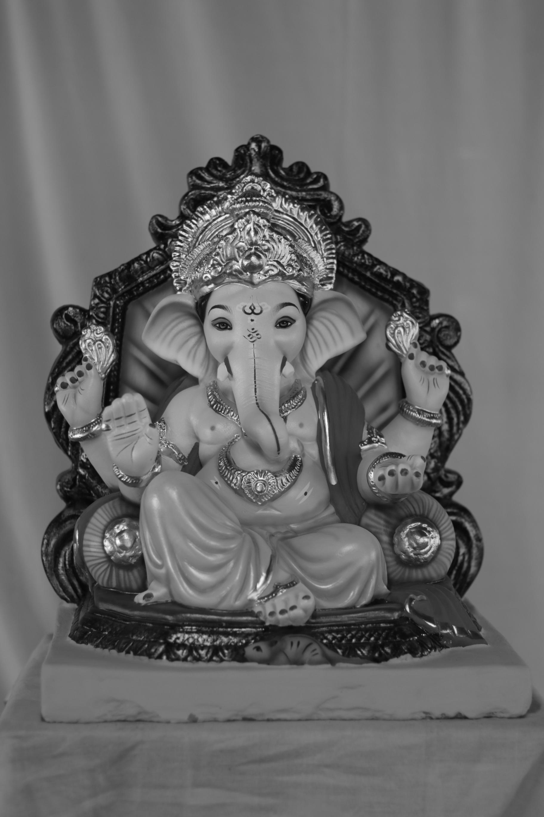 Shiv Prabhaval Ganpati | Eco Friendly Shadu Mati Ganpati | 17 Inches Height | MSKK-0019-SHA-17-SHIVP-PSKK-DNOA-VXX
