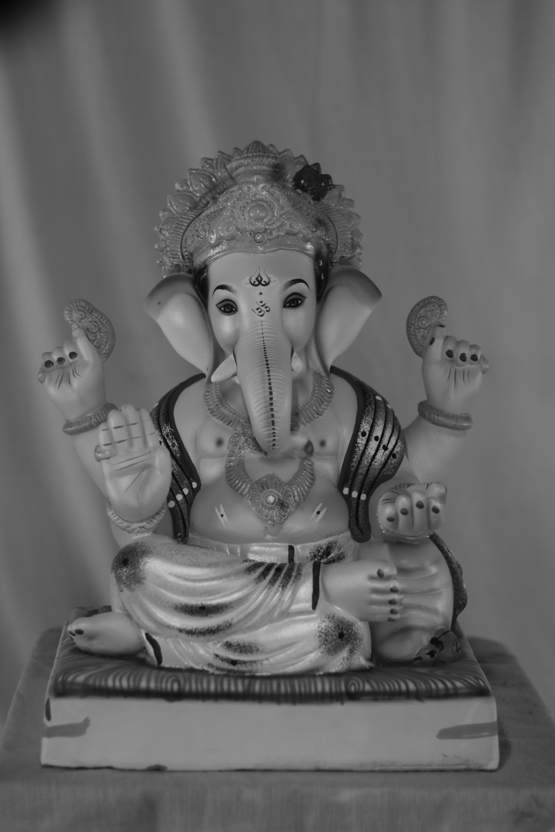 Shivrekar Ganpati | Eco Friendly Shadu Mati Ganpati | 16 Inches Height | MSKK-0037-SHA-16-SHIVR-PSKK-DNOA-VXX