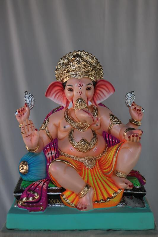 Padmaasan Ganpati | Shadu Mati Ganpati | 18 Inches Height | MSKK-0038-SHA-18-PADMA-PSKK-DNOA Padmaasan Ganpati | Shadu Mati Ganpati | 18 Inches Height | MSKK-0038-SHA-18-PADMA-PSKK-DNOA