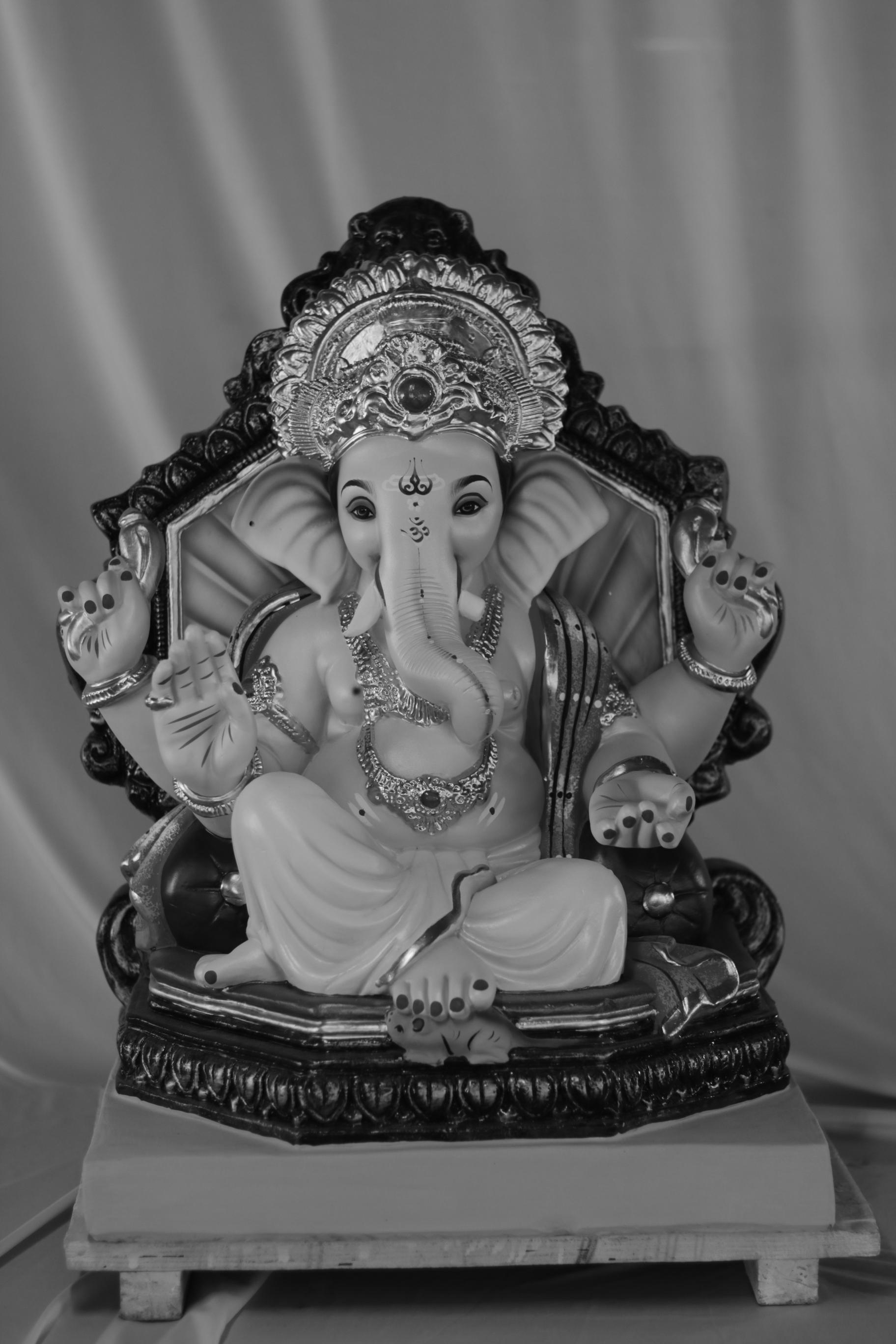 Shiv Prabhaval Ganpati | Eco Friendly Shadu Mati Ganpati | 23 Inches Height | MSKK-0054-SHA-23-SHIVP-PSKK-DNOA-VXX