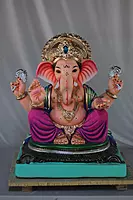 Mhaisuri Ganpati | Shadu Mati Ganpati | 21 Inches Height | MSKK-0055-SHA-21-MHAIS-PSKK-DNOA